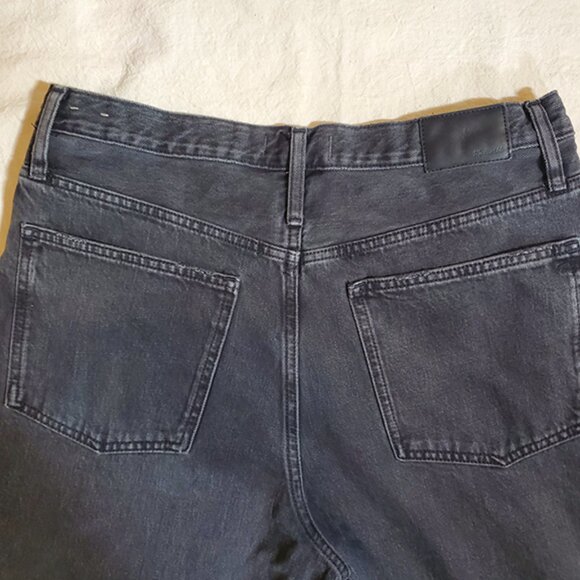 Madewell Cropped Balloon Jean Black wash Size 31P - Picture 11 of 16